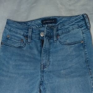 Aeropostale Women's Light Blue High Rise Jeggings